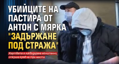 Убийците на пастира от Антон с мярка "задържане под стража" 