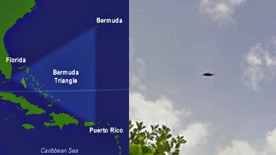 НЛО следи Бермудския триъгълник