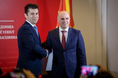 Премиерът на Северна Македония Димитър Ковачевски се срещна днес в