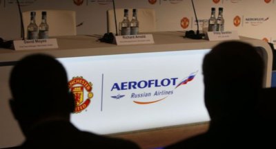 Манчестър Юнайтед премахна руския авиопревозвач Аерофлот от списъка си със