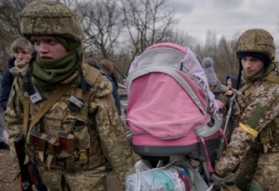 Ужасяващи снимки от обстрела на украински хуманитарен конвой с минохвъргачки