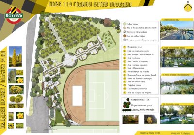 Първа копка на парк "110 години Ботев Пловдив“