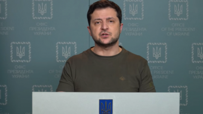 Украинският президент Володимир Зеленски направи пряко видео обръщение към британските