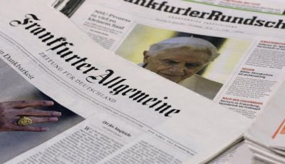 Един от водещите германски всекидневници Франкфуртер алгемайне цайтунг ФАЦ изтегля