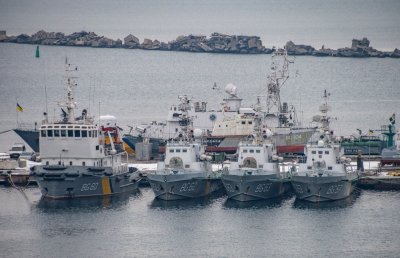 Украинското министерство на инфраструктурата заяви че част от черноморското пристанище