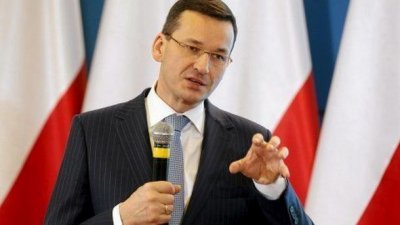 Полският премиер Матеуш Моравецки призова днес по време на посещение