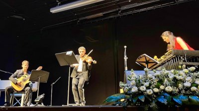 Световно известният български цигулар Васко Василев изнесе концерт в Тел