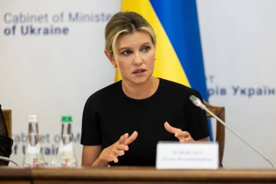 Олена Зеленска съпругата на украинския президент Володимир Зеленски която досега