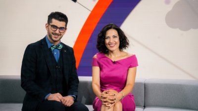 Деси Стоянова предизвика колегата си Сашо Кадиев Водещата на Преди