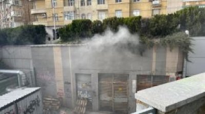 Пожар в подлеза на Софийския университет По първоначална информация е