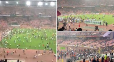 Фенове на Нигерия подгониха футболистите си, след като тимът отпадна от Световното (ВИДЕО)