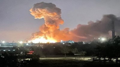 Руските сили унищожиха склад за боеприпаси на украинската военновъздушна база