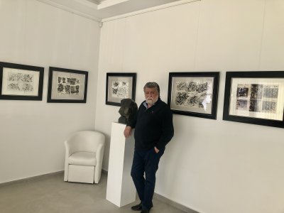 Рисунки на Яранов и скулптури на Рашидов в Арт галерия Вежди