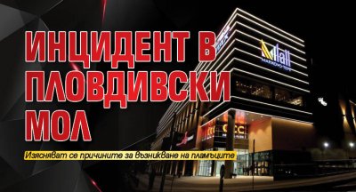 Инцидент в пловдивски мол