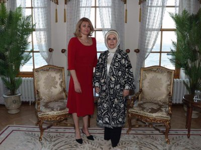 Съпругата на българския държавен глава Десислава Радева за пръв път