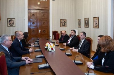 Президентът Румен Радев проведе днес среща на Дондуков 2 с председателя