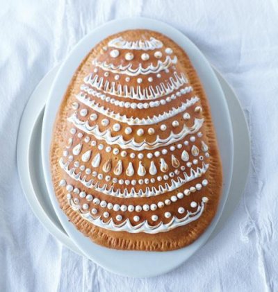 Великден с Lupa.bg: Голямо бадемово козуначено яйце