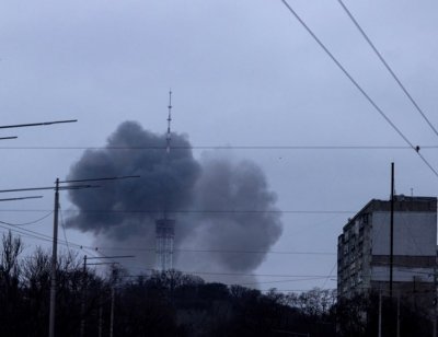 Ракетен удар и сигнал за тревога в Киев Над украинската
