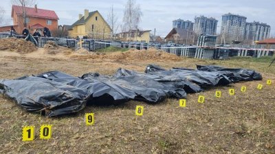 1150 тела на цивилни са открити в Киев от началото на войната