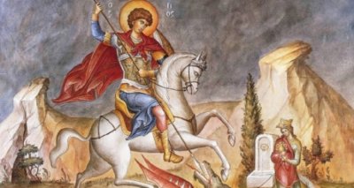 Свети Георги убива змея на Бейрут