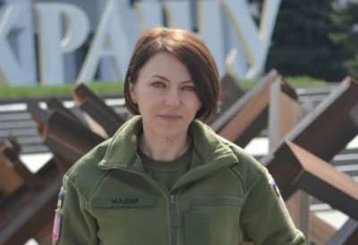 Заместник министърът на отбраната на Украйна Анна Маляр отбелязва че войната
