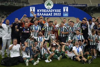 Панатинайкос след осем години спечели Купата на Гърция надделявайки над