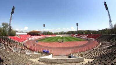 Една от гредите на стадион Българска армия бе унищожена само