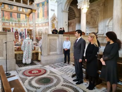 Петков се поклони пред мощите на Св. Кирил в Рим