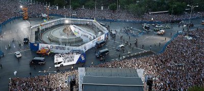 Стотици хиляди отпразнуваха Шампионската лига на Реал Мадрид