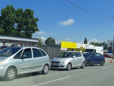 Катастрофа между три коли е станала на ул Житница в