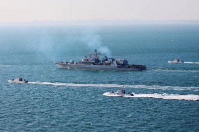 Украинската армия обяви днес че е отблъснала руския флот на