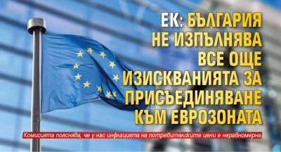 Европейската комисия отчете че България все още не изпълнява две