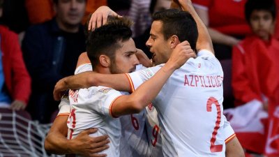 Испания с първа победа в Лигата на нациите, Португалия с рутинен успех срещу Чехия