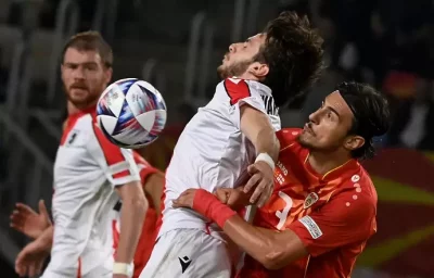 Грузия разби с 3 0 като гост Северна Македония в мач