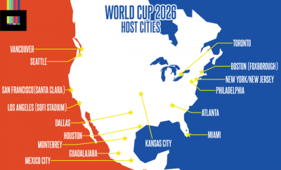 ФИФА обяви своите градове домакини на Световно първенство през 2026