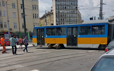 Трамвай дерайлира в град София днес по обяд Инцидентът се