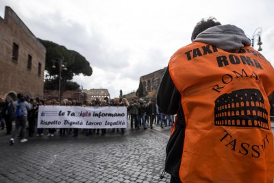 Голям протест на такситата в Италия