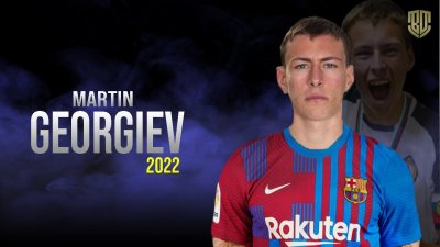 Защитникът на Славия Мартин Георгиев чийто трансфер в Барселона скоро