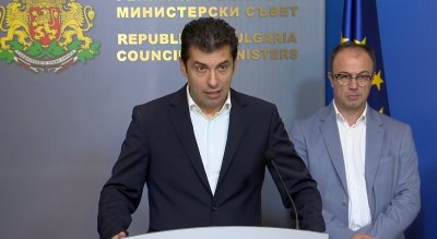Министър председателят в оставка Кирил Петков проведе среща с главния