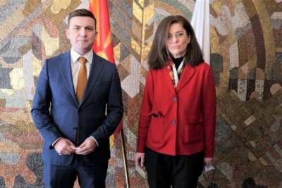 Външният министър на Северна Македония Буяр Османи и българският му