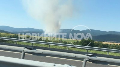 Сигнал за пожар в землището между селата Калугерово и Лесичово