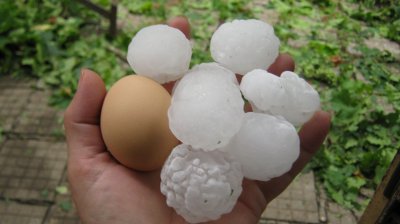 Жестока градушка удари Румъния