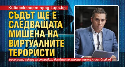 Киберексперт пред Lupa.bg: Съдът ще е следващата мишена на виртуалните терористи