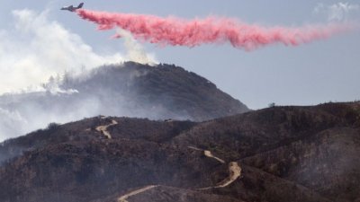 Големият пожар на гръцкия остров Тасос който избухна в сряда вечерта