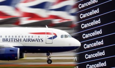 Британският национален превозвач Бритиш Еъруейз British Airways отмени повече от