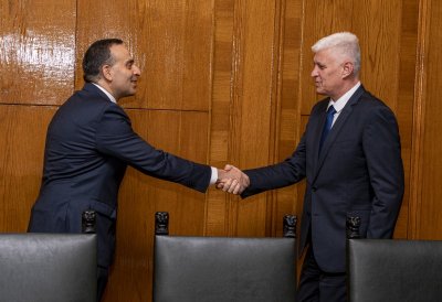 Служебният министър на отбраната Димитър Стоянов се срещна с Н