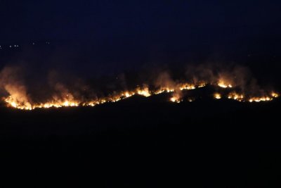 Бушуващ в България горски пожар доближава села в турския окръг