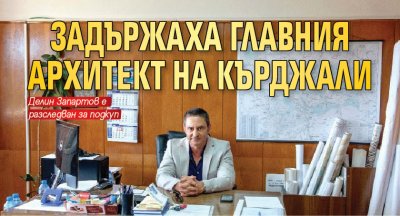 Главния архитект на Кърджали Делин Запартов е задържан за 24