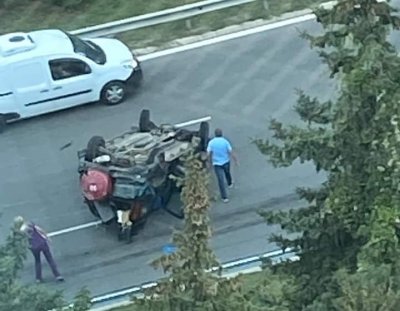 Катастрофа на столичния булевард България стана преди минути видя