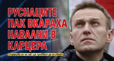 Лишеният от свобода руски опозиционен политик Алексей Навални заяви днес